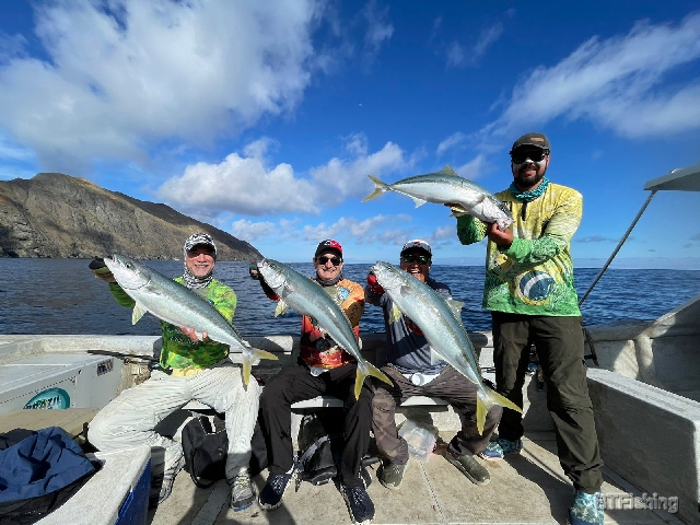 Fotos da pesca esportiva na Ilha de Robinson Cruso no Chile